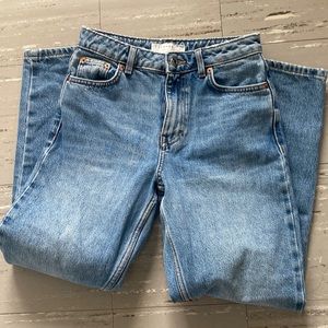 Mom style top shop jeans